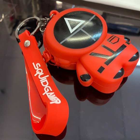 New pop-it squid game coin pocket key chain - Picture 1 of 4